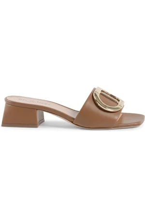 DEE OCLEPPO Femme, Chaussures, , Taille: 37 EU Mule en Cuir avec Détails Dorés