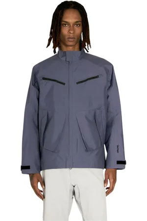 GR10K Homme, Vestes, Bleu, Taille: M Veste légère avec ourlet à cordon