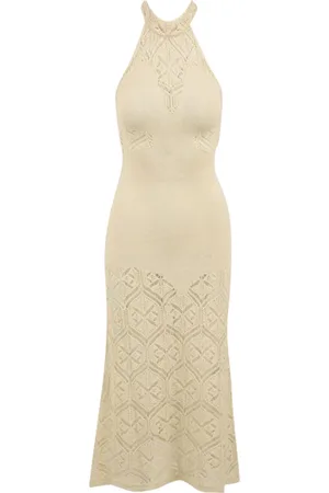 AKEP Femme, Robes, , Taille: 40 FR Robe Crème Vskd05025 V2
