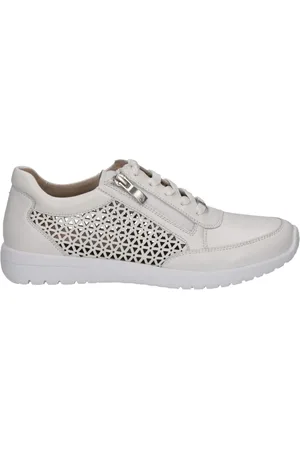 Caprice Femme, Chaussures, Blanc, Taille: 40 EU Baskets Nappa Blanches pour Femmes