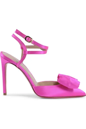 DEE OCLEPPO Femme, Chaussures, Rose, Taille: 36 EU Chics Sandales Soirée en Satin