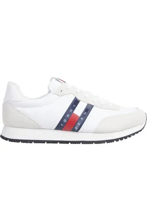 Tommy Hilfiger Homme, Chaussures, Blanc, Taille: 42 EU Baskets Blanches pour Homme