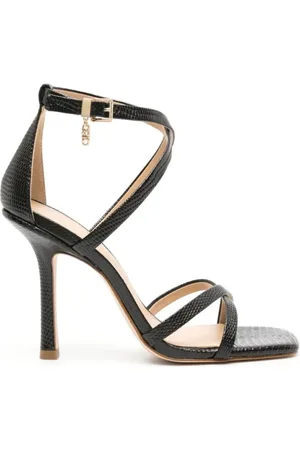 Michael Kors Femme, Chaussures, Noir, Taille: 40 EU Sandale Plate Noire Strappy