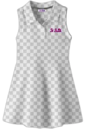 MC2 SAINT BARTH Femme, Robes, Multicolore, Taille: 40 FR Robe en Éponge Femme à Imprimé Fantaisie