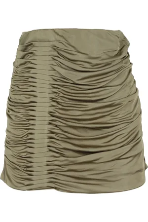 GAUGE81 Femme, Jupes, Vert, Taille: 38 FR Robe Élégante Maroon