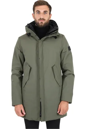 Dekker Homme, Manteaux, Vert, Taille: L Manteau Parka Technique Vert