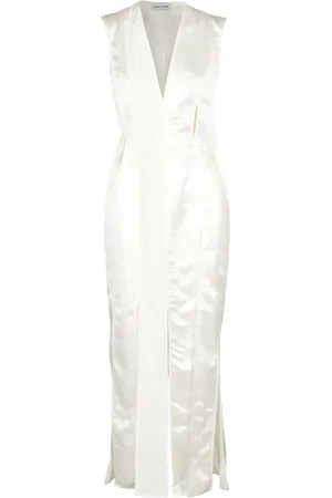 Anna October Femme, Robes, Blanc, Taille: 40 FR Robe Élégante Kati