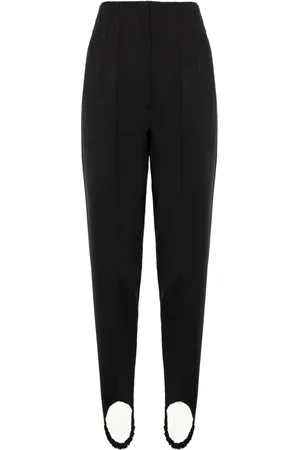 GIUSEPPE DI MORABITO Femme, Pantalons, Noir, Taille: 36 FR Pantalon Taille Haute en Toile Torsadée