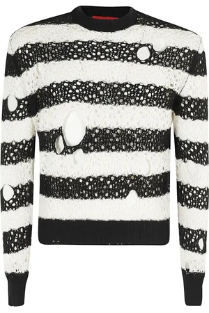 Liberal Youth Ministry Homme, Pulls, Multicolore, Taille: S Haut Tricot à Rayures