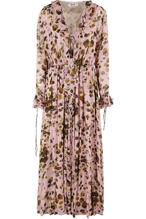 Msgm Femme, Robes, Multicolore, Taille: 36 FR Robe Élégante