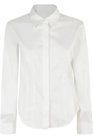 Helmut Lang Femme, Blouses et Chemises, Blanc, Taille: 42 FR Chemise Élégante Darted
