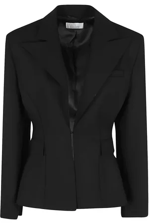 GIUSEPPE DI MORABITO Femme, Vestes, Noir, Taille: 36 FR Twisted Canvas Blazer