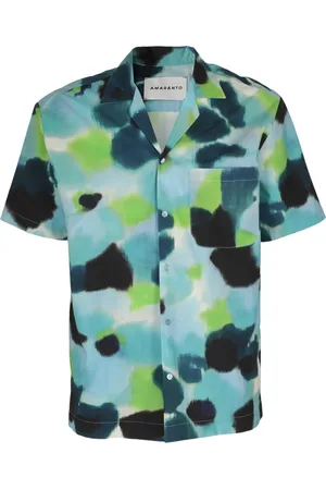 AMARANTO Amaránto, Homme, Chemises, Multicolore, Taille: M Short Sleeve Chemises