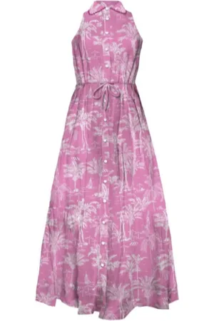 MC2 SAINT BARTH Femme, Robes, Multicolore, Taille: 36 FR Robe longue à motif fantaisie