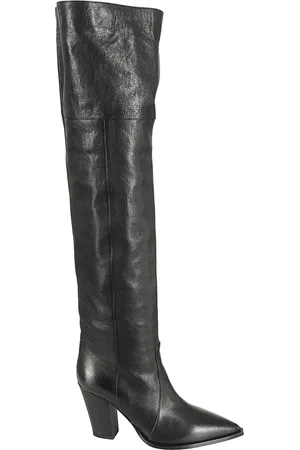 Bettina Vermillon Femme, Chaussures, Noir, Taille: 39 EU Over-knee Bottes