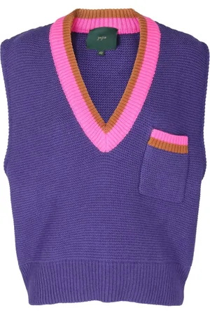 JEJIA Femme, Pulls, Violet, Taille: 36 FR Mignon Baby Cami pour le Collège