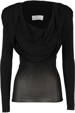 GIUSEPPE DI MORABITO Femme, Tops, Noir, Taille: 36 FR Veste à Capuche Élégante