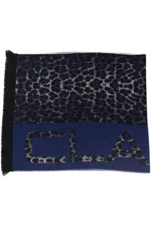 Roberto Cavalli Homme, Accessoires, Multicolore, Taille: ONE Size Fantasy Logo Écharpe