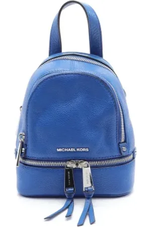 Michael Kors Femme, Pre-owned, Bleu, Taille: ONE Size Pre-owned Cuir sacs-dos