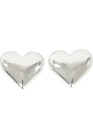 FEDERICA TOSI Femme, Accessoires, Gris, Taille: ONE Size Boucles doreilles Amour