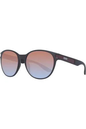BMW Homme, Accessoires, Brun, Taille: ONE Size Lunettes de soleil rondes marron avec miroir