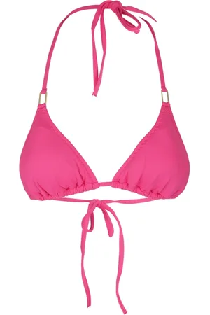 Melissa Odabash Femme, Maillots de bain, Rose, Taille: 44 FR Bralette en Dentelle Noire sans Armature
