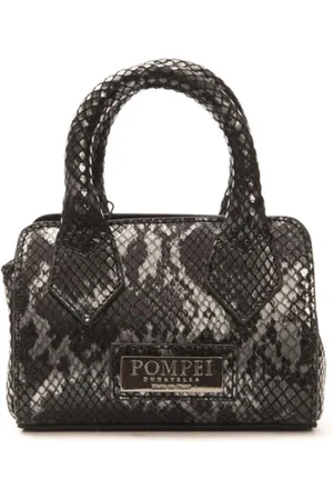POMPEI DONATELLA Femme, Sacs, Multicolore, Taille: ONE Size Python Print Mini Tote Handbag