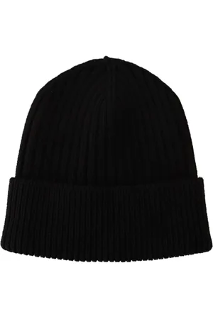 Dolce & Gabbana Femme, Accessoires, Noir, Taille: ONE Size Bonnet d`Hiver en Laine Noire