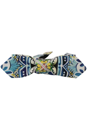 Dolce & Gabbana Homme, Accessoires, Multicolore, Taille: ONE Size Papillon Réglable Multicolore Majolique