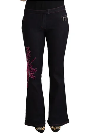 Exte Femme, Jeans, Noir, Taille: 40 FR Jean Denim Évasé Noir