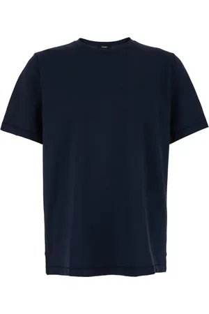 THEORY Homme, Tops, Bleu, Taille: L Tees et Polos Élégants