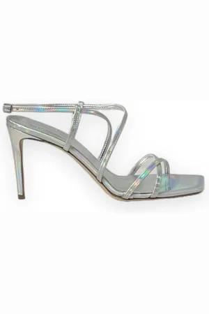 Ncub Femme, Chaussures, Gris, Taille: 37 EU Sandales à talons hauts