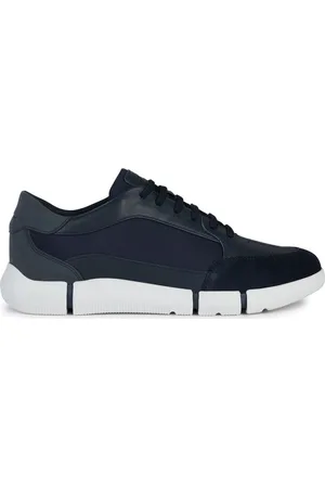 Geox Homme, Chaussures, Bleu, Taille: 44 EU Baskets Bleues pour Homme