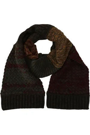 Dolce & Gabbana Homme, Accessoires, Multicolore, Taille: ONE Size Écharpe de Luxe Logo Wrap Multicolore