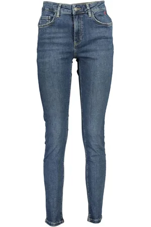 Desigual Femme, Jeans, Bleu, Taille: 40 FR Jean Slim en Coton Bleu