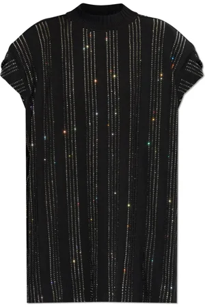The Attico Femme, Tops, Noir, Taille: 36 FR T-shirt avec Logo
