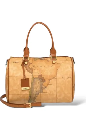 ALVIERO MARTINI 1A CLASSE Femme, Sacs, Brun, Taille: ONE Size Sac à main Geo Classic - Made in Italy
