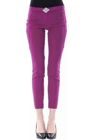 Byblos Femme, Pantalons, Violet, Taille: 38 FR Slim-fit Pantalons
