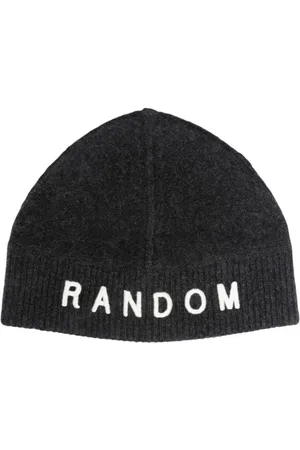 Random Identities Homme, Accessoires, Noir, Taille: ONE Size Bonnet Gris avec Logo RIS