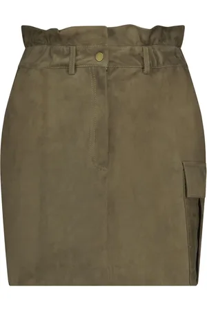 ALTER EGO Femme, Jupes, Vert, Taille: 36 FR Jupe olive Nushka