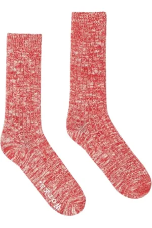 Universal Works Unisex, Sous-vêtements, Rouge, Taille: M Chaussettes de Mariage
