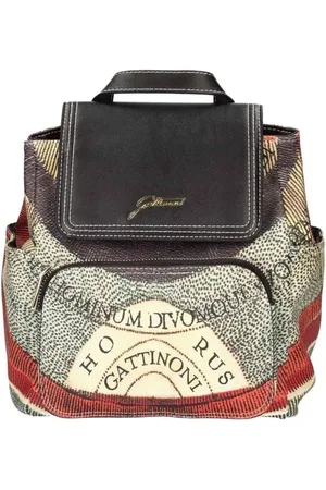 Gattinoni Femme, Sacs, Multicolore, Taille: ONE Size Sac à dos avec impression Planetarium et finitions noires