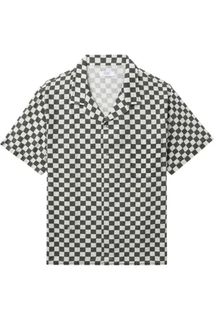 ERL Homme, Chemises, Gris, Taille: S Chemise hawaïenne à carreaux
