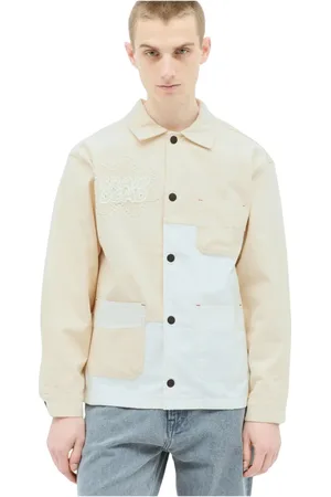 Brain Dead Homme, Vestes, , Taille: L Veste de Travail en Toile de Coton