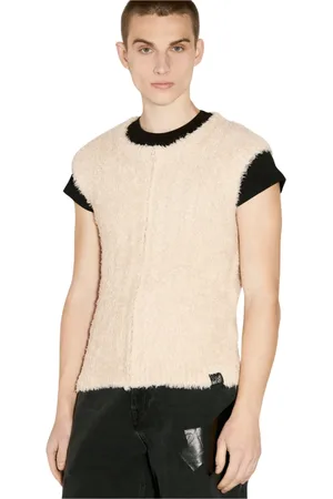 MARTINE ROSE Homme, Vestes, , Taille: M Fuzzy Zip-Up Gilet