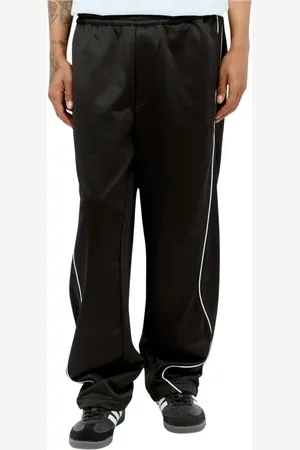 P.A.M Homme, Pantalons, Noir, Taille: L Pantalon de Piste Mirage avec Bordure Contrastée