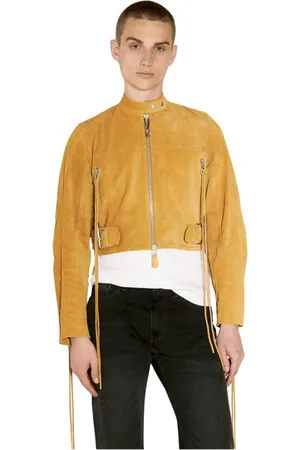 Eytys Homme, Vestes, Jaune, Taille: L Suede Biker Jacket