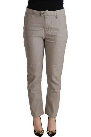 Cycle Femme, Pantalons, Gris, Taille: W28 Pantalon Fuselé en Lin