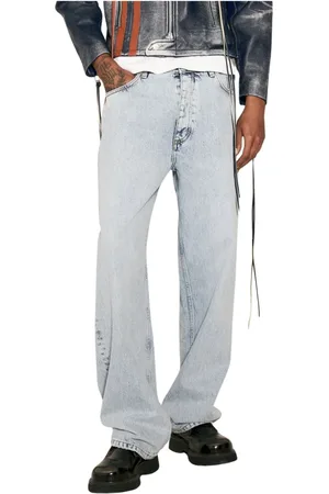 Eytys Homme, Jeans, Bleu, Taille: W32 Jeans Lavage et Détails Usés