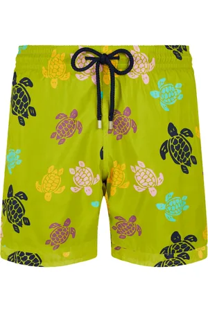 Vilebrequin Homme, Maillots de bain, Multicolore, Taille: M Short de bain ultra-léger et pliable Multicolore Matcha Vert
